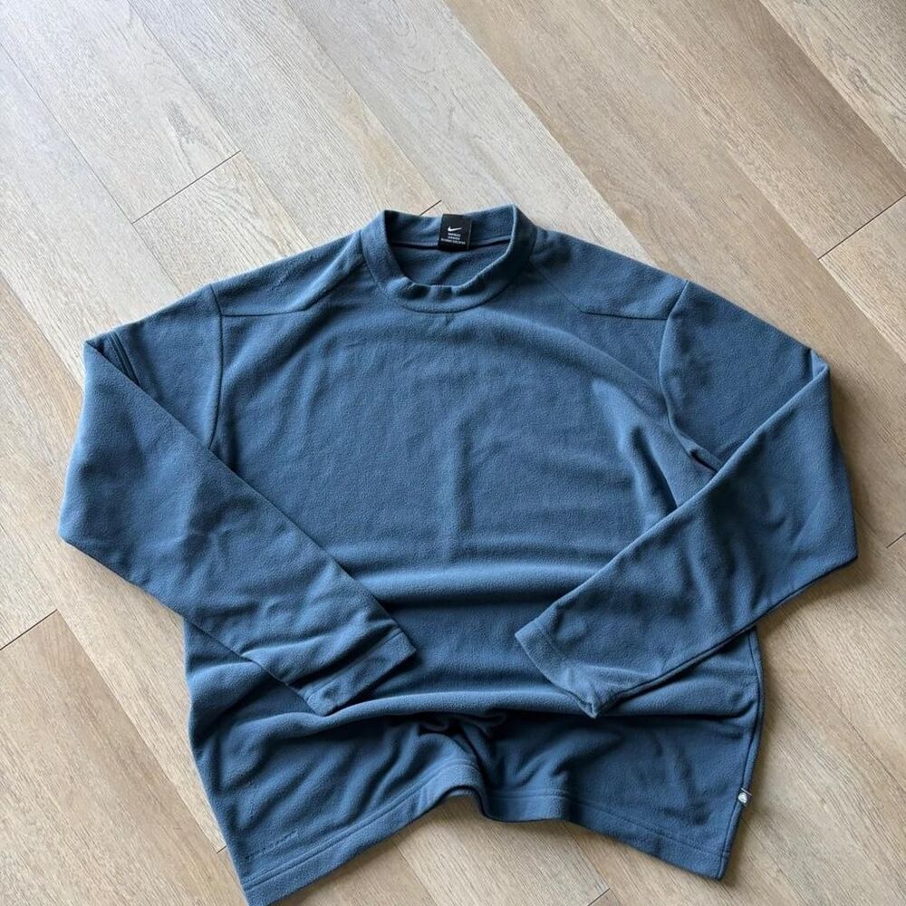Nike-acg Men's Grey and Blue Jumper